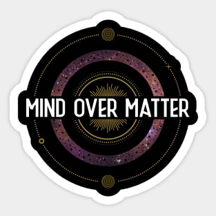 Mind Over Matter Celestial Mystic Witch Sticker